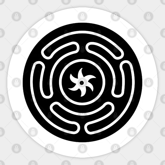 Hecate's Wheel Sticker by DickinsonDesign